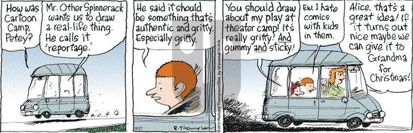 Cul de Sac on Saturday August 27, 2016 Comic Strip