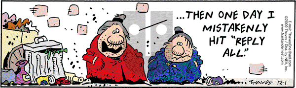 Frank and Ernest - Tuesday December 1, 2009 Comic Strip