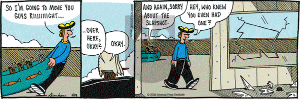 Overboard on Tuesday November 18, 2008 Comic Strip