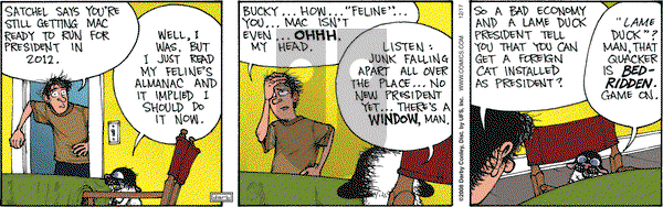 Get Fuzzy on Wednesday December 17, 2008 Comic Strip
