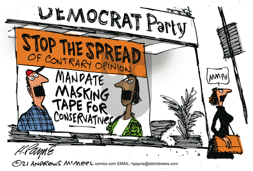 Henry Payne on Wednesday March 10, 2021 Comic Strip