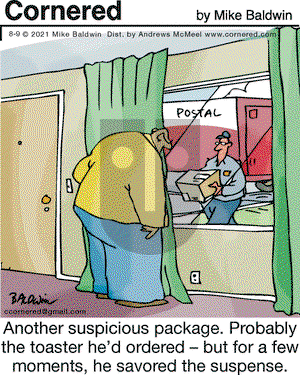 Cornered on Monday August 9, 2021 Comic Strip