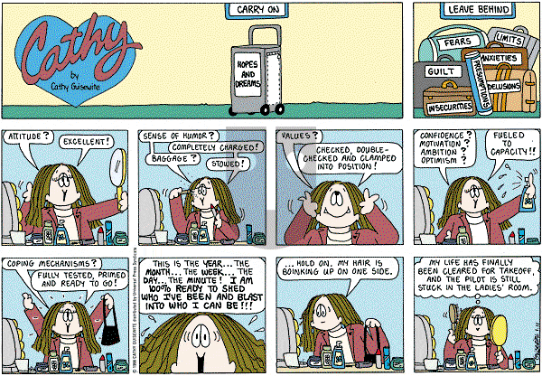 Cathy Classics - Sunday January 11, 1998 Comic Strip
