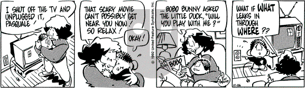 Rose is Rose on Thursday November 26, 1992 Comic Strip