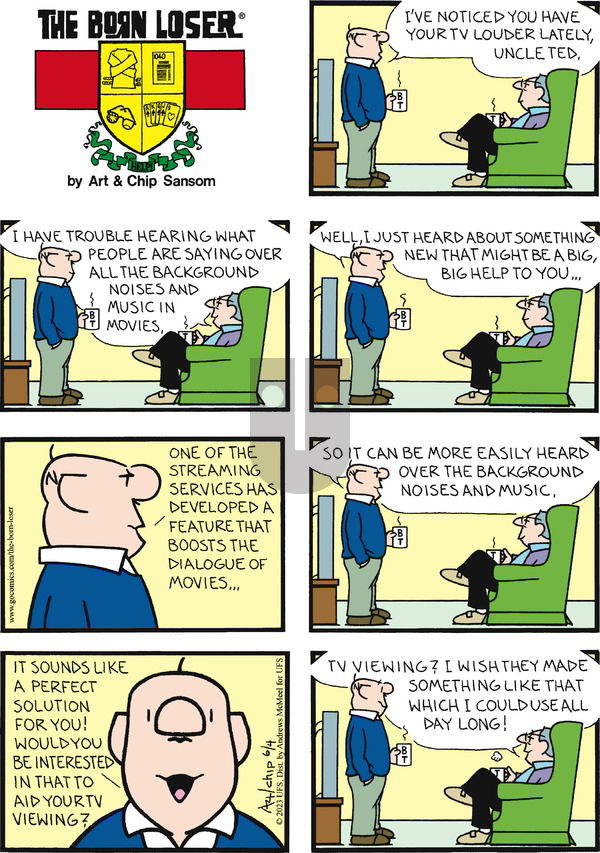 The Born Loser on Sunday June 4, 2023 Comic Strip