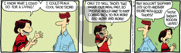 The Buckets on Thursday March 28, 2013 Comic Strip