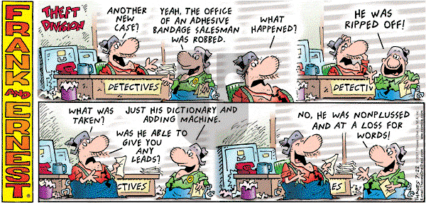 Frank and Ernest on Sunday July 22, 2007 Comic Strip