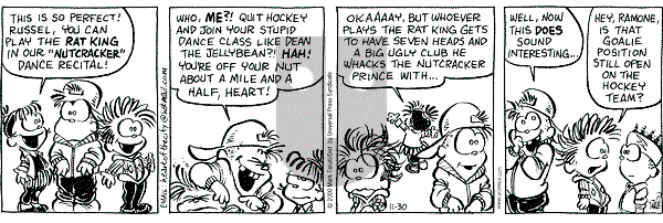 Heart of the City on Thursday November 30, 2000 Comic Strip