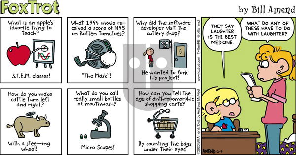FoxTrot on Sunday June 7, 2020 Comic Strip