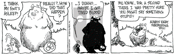 The Grizzwells on Thursday March 25, 2004 Comic Strip