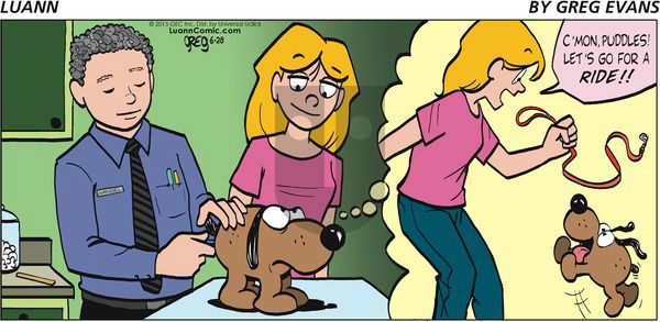 Luann - Sunday June 28, 2015 Comic Strip