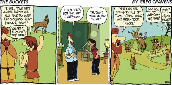 The Buckets on Sunday January 6, 2013 Comic Strip