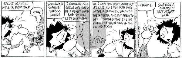 Baby Blues on Saturday March 22, 1997 Comic Strip