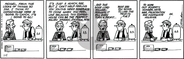 Doonesbury on Tuesday January 11, 1972 Comic Strip
