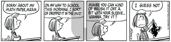 Peanuts on Wednesday February 28, 1979 Comic Strip