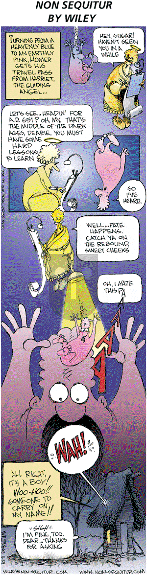 Non Sequitur on Sunday November 24, 2002 Comic Strip