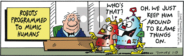 Frank and Ernest on Thursday January 13, 2011 Comic Strip