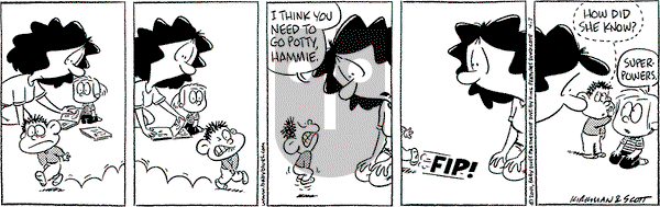 Baby Blues on Saturday April 7, 2001 Comic Strip