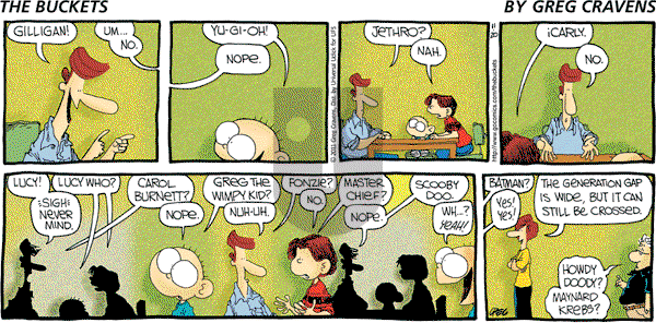 The Buckets on Sunday November 20, 2011 Comic Strip