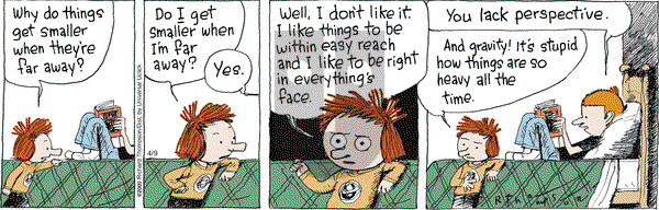 Cul de Sac on Wednesday April 9, 2014 Comic Strip