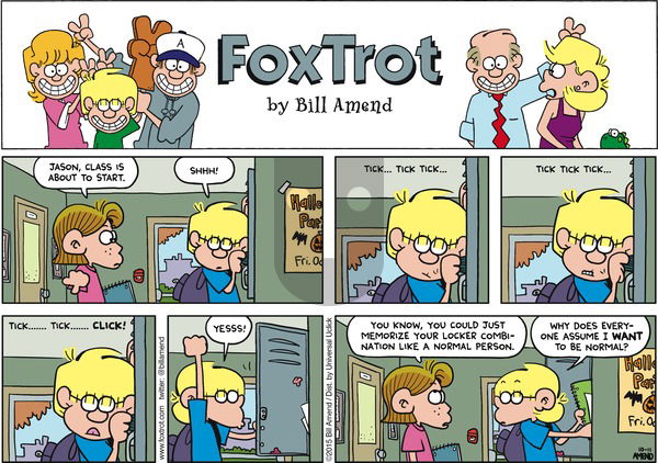 FoxTrot on Sunday October 11, 2015 Comic Strip