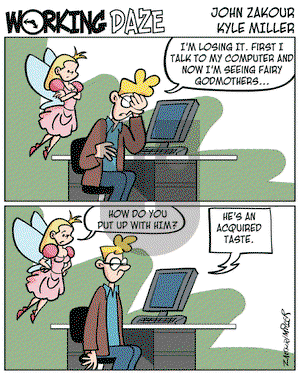Working Daze on Tuesday February 14, 2006 Comic Strip