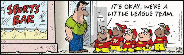 Frank and Ernest on Monday March 16, 2020 Comic Strip