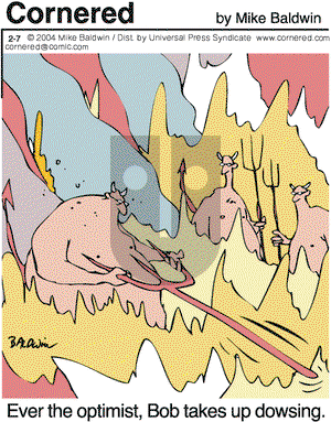 Cornered on Saturday February 7, 2004 Comic Strip