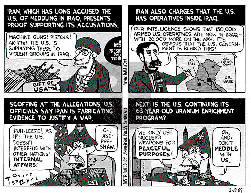Ted Rall on Monday February 19, 2007 Comic Strip