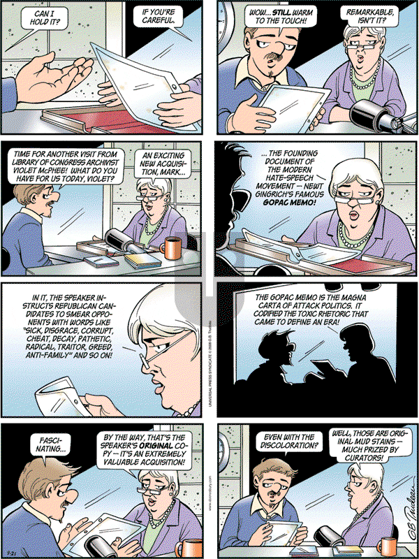 Doonesbury - Sunday April 25, 2010 Comic Strip