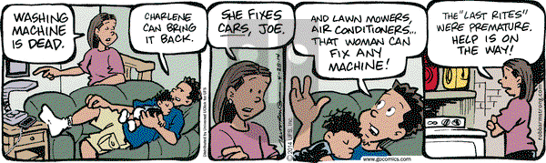 JumpStart on Monday April 28, 2014 Comic Strip