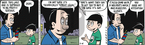 Adam@Home on Wednesday July 4, 2018 Comic Strip