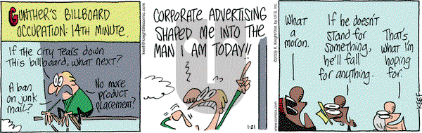 The Knight Life on Wednesday January 21, 2009 Comic Strip