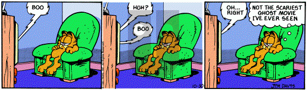 Garfield on Monday October 30, 1989 Comic Strip