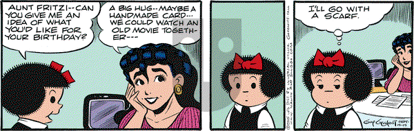 Nancy on Tuesday September 15, 2015 Comic Strip