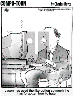 Compu-toon on Monday March 17, 2025 Comic Strip