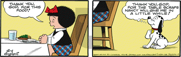 Nancy on Tuesday March 10, 2015 Comic Strip