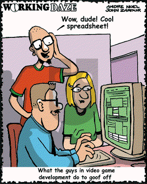 Working Daze on Thursday April 4, 2002 Comic Strip