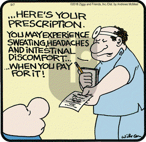 Ziggy on Friday September 7, 2018 Comic Strip