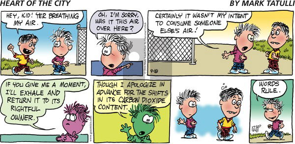 Heart of the City on Sunday September 18, 2016 Comic Strip