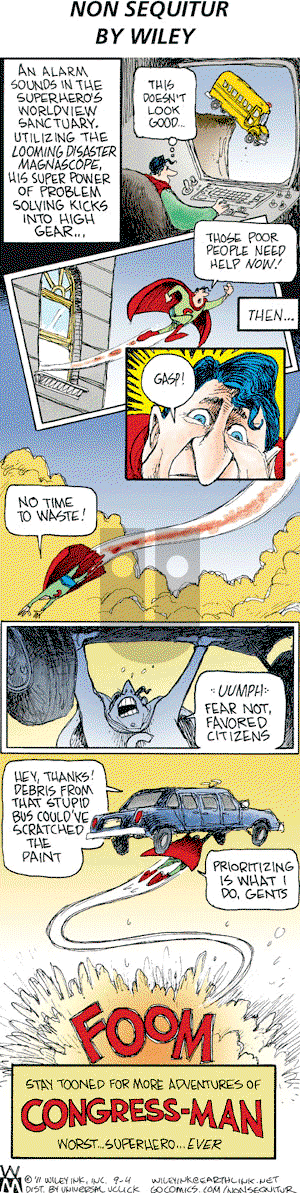Non Sequitur - Sunday September 4, 2011 Comic Strip