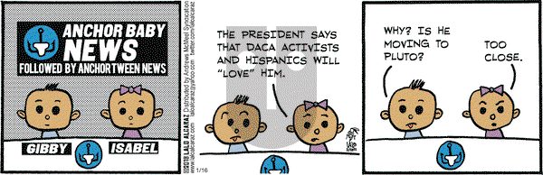 La Cucaracha on Tuesday January 16, 2018 Comic Strip