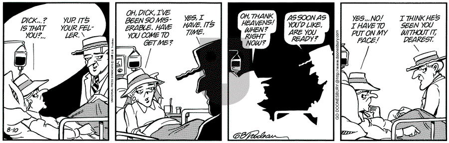 Doonesbury - Monday August 10, 1998 Comic Strip