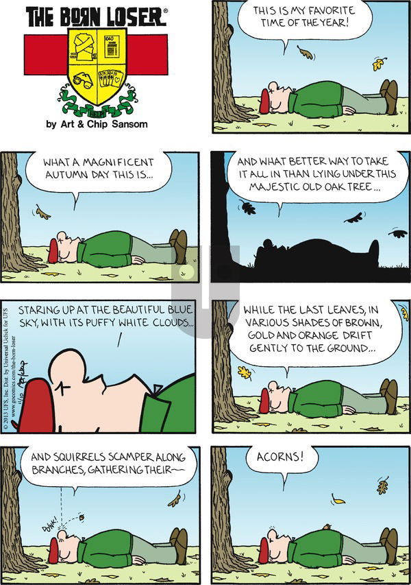 The Born Loser on Sunday November 10, 2013 Comic Strip