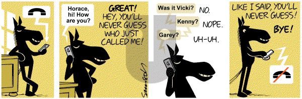 Dark Side of the Horse on Tuesday November 29, 2011 Comic Strip