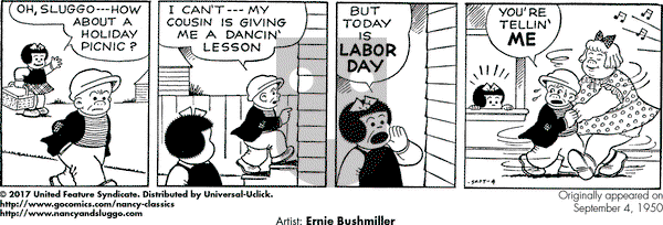 Nancy Classics on Monday September 4, 2017 Comic Strip