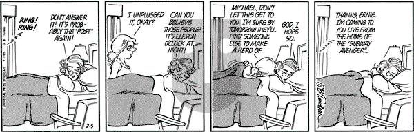 Doonesbury on Tuesday February 5, 1985 Comic Strip
