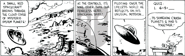 Calvin and Hobbes - Monday September 24, 1990 Comic Strip