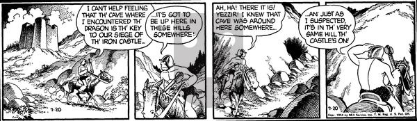 Alley Oop on Tuesday July 20, 1954 Comic Strip
