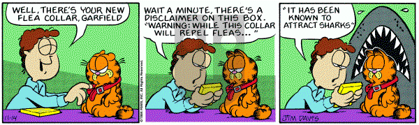 Garfield on Wednesday November 14, 1984 Comic Strip